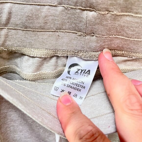Zyia Active Beige Joggers- Sz. M - Picture 2 of 5